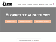 Tablet Screenshot of oloppet.se